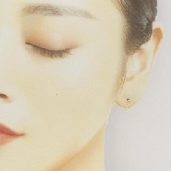 K18YG Bông tai hình trái tim - Hàng hiệu Chính hãng 872642