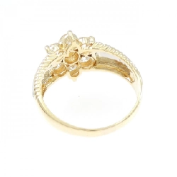 Nhẫn kim cương hoa K18YG/PT900 1.07CT - Hàng hiệu Authentic 849611