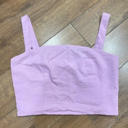 ÁO CROPTOP 2  DÂY VẢI THÔ MÁT SIZE M