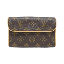 Túi đeo hông Louis Vuitton Monogram Pochette Florentine XS M51855+M67303 - Hàng hiệu Authentic