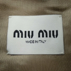 MIU MIU MIU MIU Logo ML943 S232 15PM Áo khoác - Hàng hiệu Chính hãng 811936