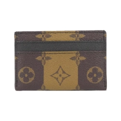 Louis Vuitton Monogram Stripe (LV Squared) Porte Cartes Double M81006 - Ví thẻ hàng hiệu Authentic 769106