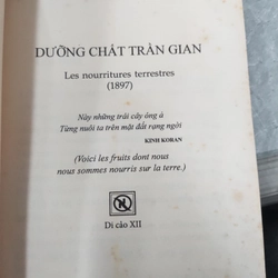 DƯỠNG CHẤT TRẦN GIAN - ANDRÉ GIDE  326492