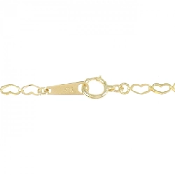 K18YG Dây chuyền hình trái tim - Hàng hiệu Chính hãng 867163