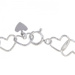 K18WG Dây chuyền hình trái tim - Hàng hiệu Chính hãng 870799