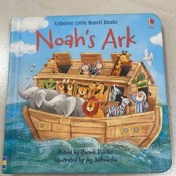 NGOẠI VĂN tiếng anh trẻ em : Usborne Little Board Books NOAH’s Ark  1027819