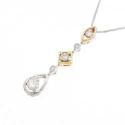 K18 Ba màu Dây chuyền Kim cương 0.47CT - Hàng hiệu Chính hãng 865902