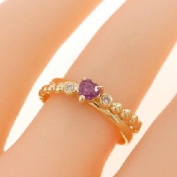 Nhẫn ruby hình trái tim K18YG 670135
