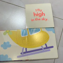 NGOẠI VĂN tiếng anh trẻ em: GUESS WHAT ? VEHICLE - Fold out book ! Little beginners  1027576