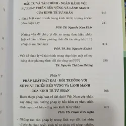 XÂY DỰNG MÔI TRƯỜNG PHÁP LÝ BẢO ĐẢM SỰ PHÁT TRIỂN BỀN VỮNG & LÀNH MẠNH CỦA KINH TẾ TƯ NHÂN 977400
