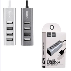 Hub Hoco 4 cổng USB tiện dụng giá gốc 173K (giảm 45%)-Màu bạc 331196