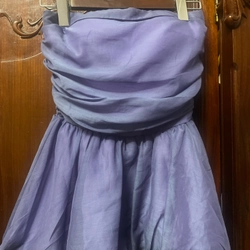 V146. Đầm tím voan tơ size M 443611
