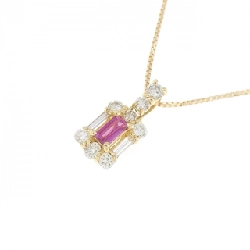 Dây chuyền ruby K18YG 0.12CT - Hàng hiệu chính hãng 868529