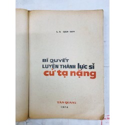 Bí quyết luyện thành lực sĩ cử tạ nặng - lực sĩ Lịch Sơn 127363