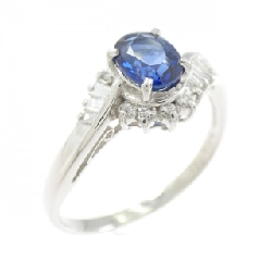 Nhẫn Sapphire PT900 0.65CT - Hàng hiệu Chính hãng