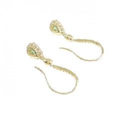 K18YG Bông tai Ngọc lục bảo 0.39CT - Hàng hiệu Chính hãng 877009