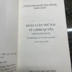 Khảo luận thứ hai về chính quyền John Locke XB 2013 tái bản lần 1 763327