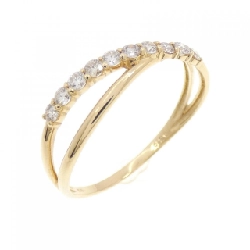 【Sản phẩm mới】Nhẫn kim cương K18YG 0.20CT