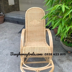 Ghế bập bênh mây đan kín 468161