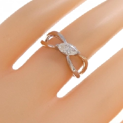 Nhẫn kim cương PT900/K18PG 0.390CT 669068