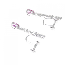 K18WG/K14WG Bông tai Ruby 1.06CT - Hàng hiệu Chính hãng 870793