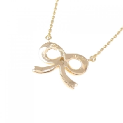 K18PG Dây chuyền kim cương hình ruy băng 0.030CT - Hàng hiệu Chính hãng 859785