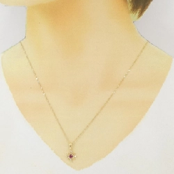 K18YG/750YG Dây chuyền ruby 0.2CT - Hàng hiệu Chính hãng 861077