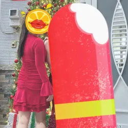 Váy đỏ size M mặc 1 lần duy nhất chụp hình Noel 936575