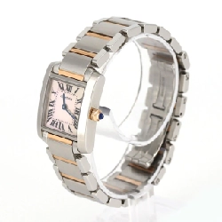 Cartier Tank Française SM PG kết hợp W51027Q4 SSxPG Quartz - Hàng hiệu Chính hãng 882162