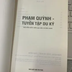 PHẠM QUỲNH TUYỂN TẬP DU KÝ - NGUYỄN HỮU SƠN (SƯU TẦM VÀ BIÊN SOẠN) 706732