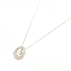 K18PG/PT900 Dây chuyền kim cương 0.22CT - Hàng hiệu Chính hãng 862399