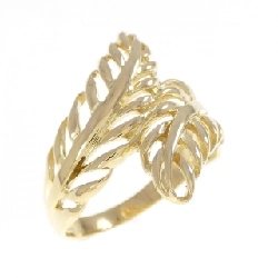 Nhẫn lá K18YG - Hàng hiệu Authentic