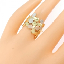 Nhẫn hoa K18YG/PT900/K18PG - Hàng hiệu Authentic 853697