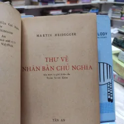 Sách -  Thư về nhân bản chủ nghĩa - M. Heidegger (A1) 564648