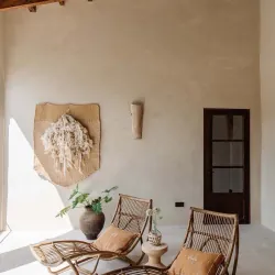 Ghế mây tự nhiên dáng dài nằm thư giãn