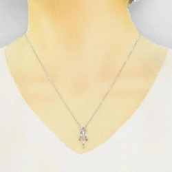 K18WG 2WAY Dây chuyền kim cương 0.67CT - Hàng hiệu Chính hãng 861631