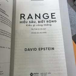 RANGE HIỂU SÂU BIẾT RỘNG - DAVID EPSTEIN  1006253
