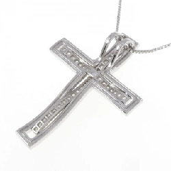 K18WG Dây chuyền kim cương chéo 2.125CT - Hàng hiệu Chính hãng 859393