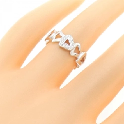 Nhẫn kim cương hình trái tim K18WG 669312