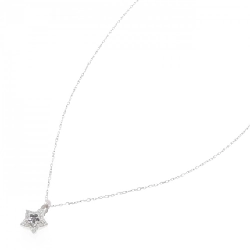 K18WG Sao Kim Cương Dây Chuyền 0.05CT - Hàng hiệu Chính hãng 858651