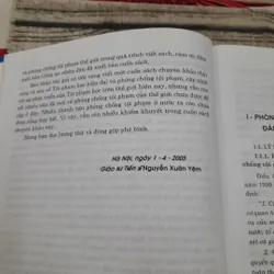 Nghiệp vụ Phòng Chống các loại Tội phạm ở Việt Nam. Giáo sư Trung Tướng Ng. Xuân Yêm 2005 734316
