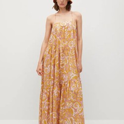 Đầm maxi mango size xs,newtag,mới 100% 143867