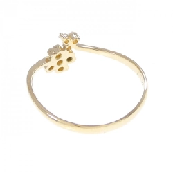 Nhẫn kim cương K18YG hình cỏ ba lá 0.025CT - Hàng hiệu chính hãng 849686