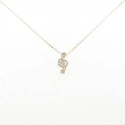 Dây chuyền kim cương K18YG nốt nhạc 0.30CT - Hàng hiệu Chính hãng