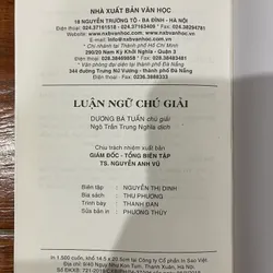 Luận Ngữ Chú Giải (15) 567534