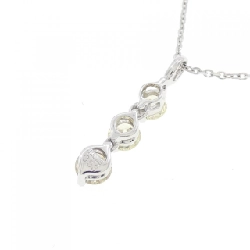 Dây chuyền kim cương K18WG 0.53CT - Hàng hiệu Chính hãng 863178