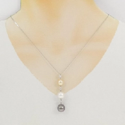 K18WG Ngọc trai Dây chuyền - Hàng hiệu Chính hãng 859746