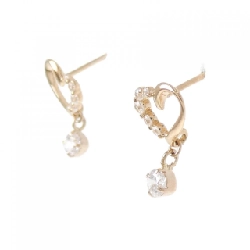 Bông tai hình trái tim 4゜C bằng đá cubic zirconia - Hàng hiệu Authentic 844008