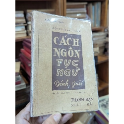 CÁCH NGÔN TỤC NGỮ BÌNH GIẢI - CAO VĂN THÁI