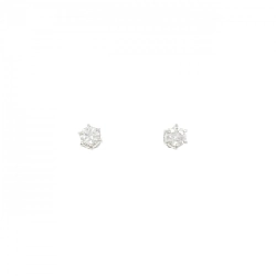 K18WG Solitaire Bông tai Kim cương 0.32CT - Hàng hiệu Chính hãng